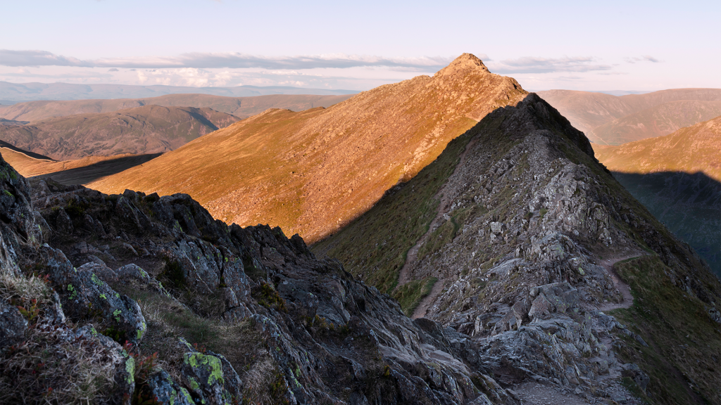 Striding edge by joemurphyphotograph