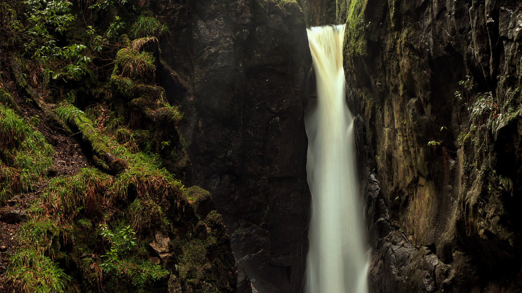 Stanley ghyll waterfall by joemurphyphotography