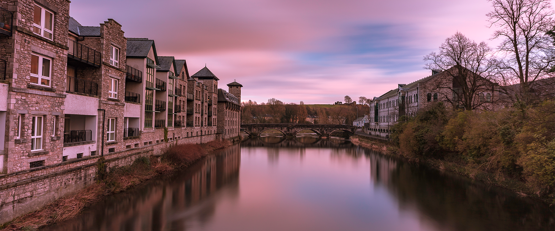 river kent at sunset by joemurphyphotography